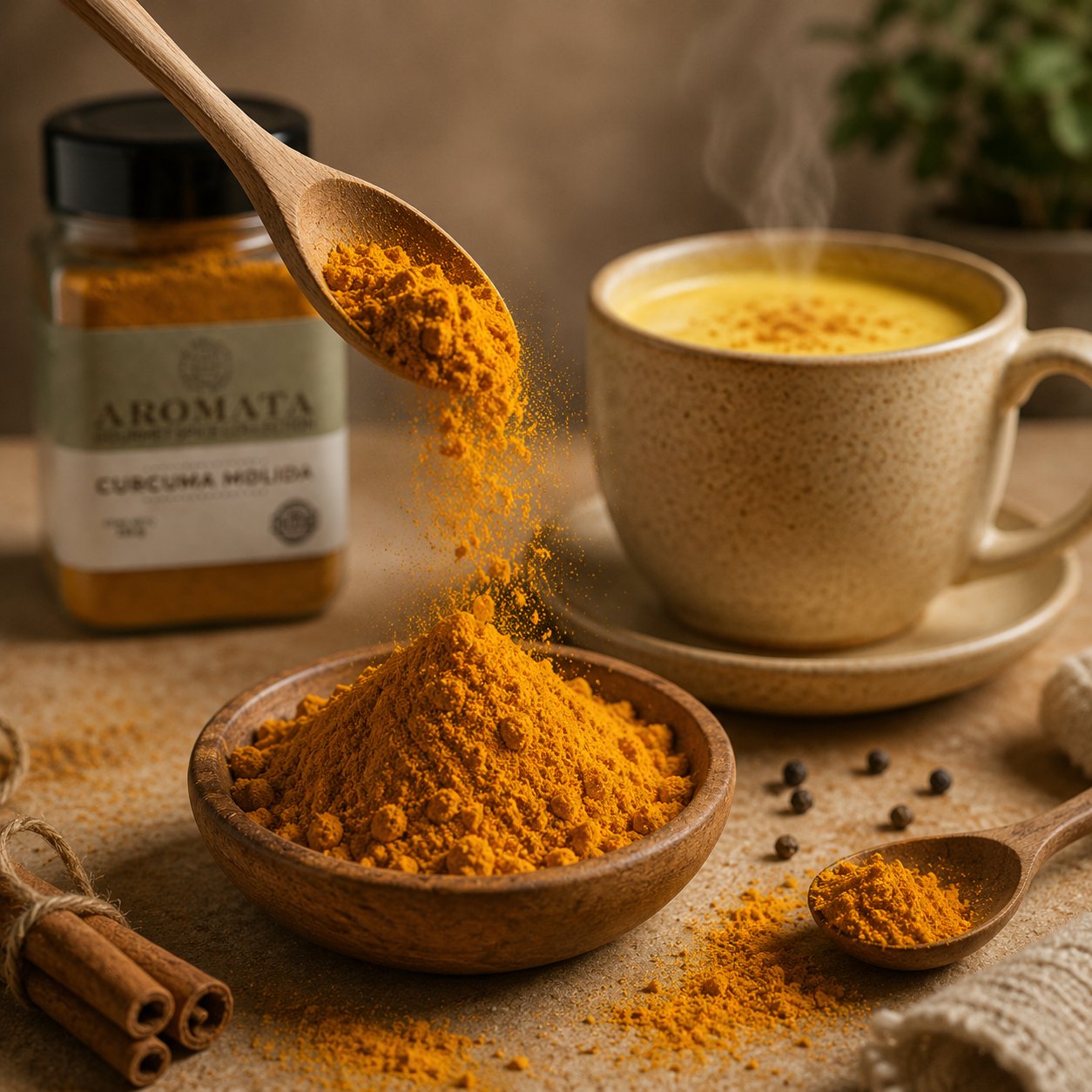 Cúrcuma en polvo: la especia dorada que está revolucionando la cocina saludable - Aromata Condiments