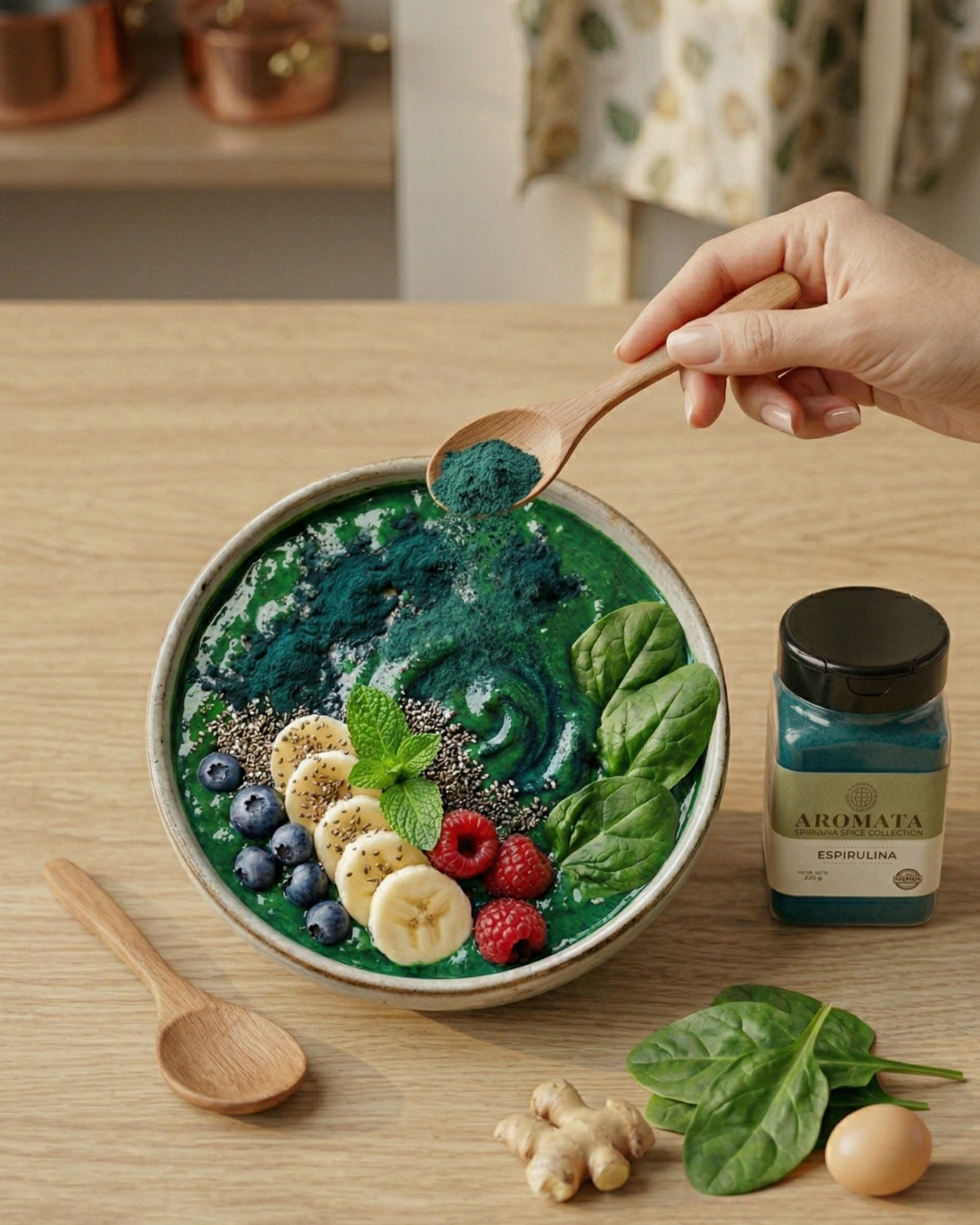 Espirulina: Propiedades y beneficios del superalimento del futuro - Aromata Condiments