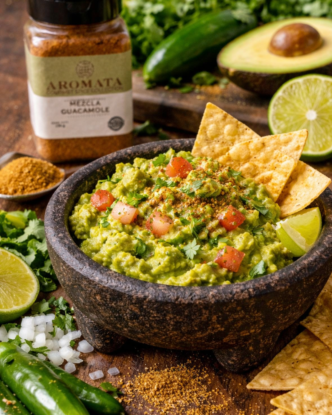 El Origen del Guacamole: Del "Ahuacamolli" Azteca a la Receta Perfecta - Aromata Condiments