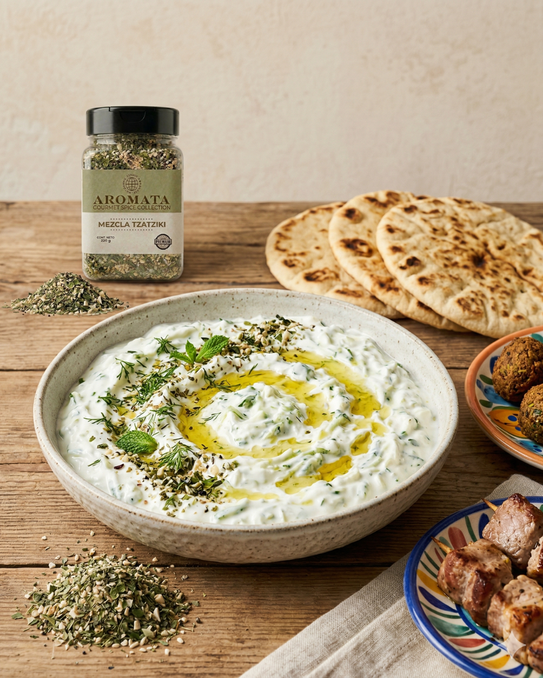 Salsa Tzatziki: Receta auténtica, saludable y muy fácil - Aromata Condiments