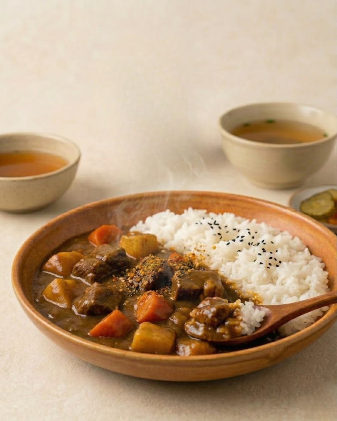 Curry japonés con Shichimi Togarashi Aromata : cremoso, especiado y lleno de sabor - Aromata Condiments