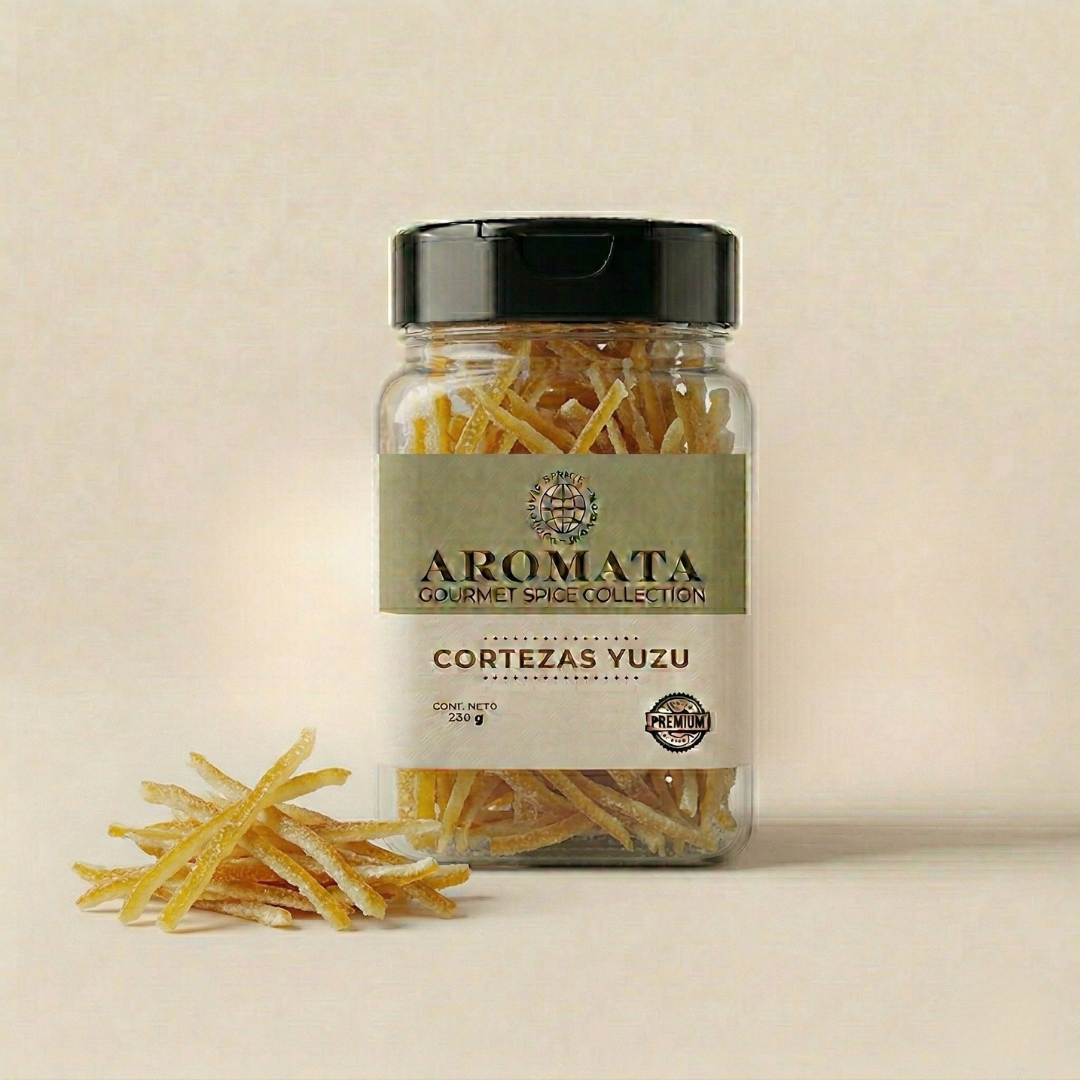 Cortezas de Yuzu Confitadas