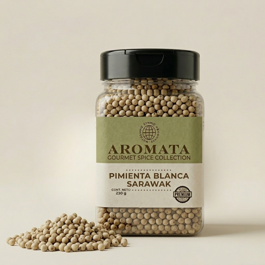 Poivre blanc de Sarawak en grains